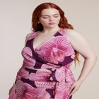 Printed Wrap Top image number null