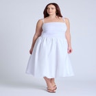  Bubble Skirt Midi Dress  image number null