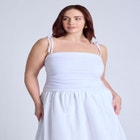 Bubble Skirt Midi Dress  image number null
