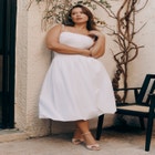  Bubble Skirt Midi Dress  image number null