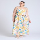  Empire Waist Poplin Maxi Dress  image number null