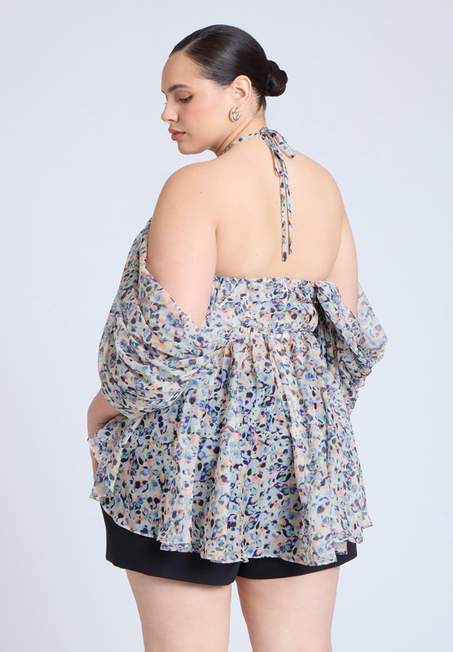 Dramatic Off The Shoulder Top image number null