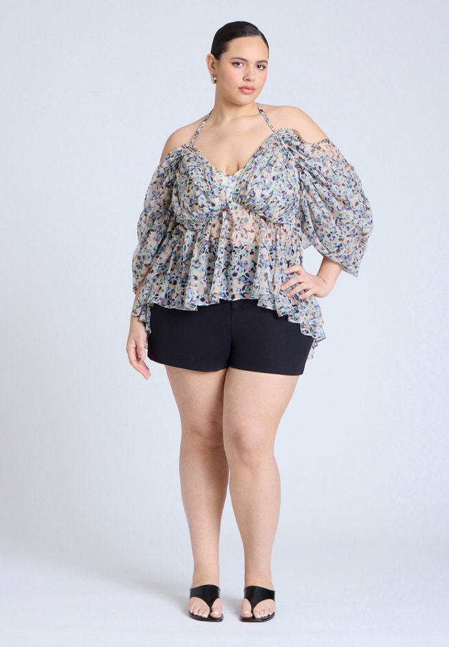 Dramatic Off The Shoulder Top image number null