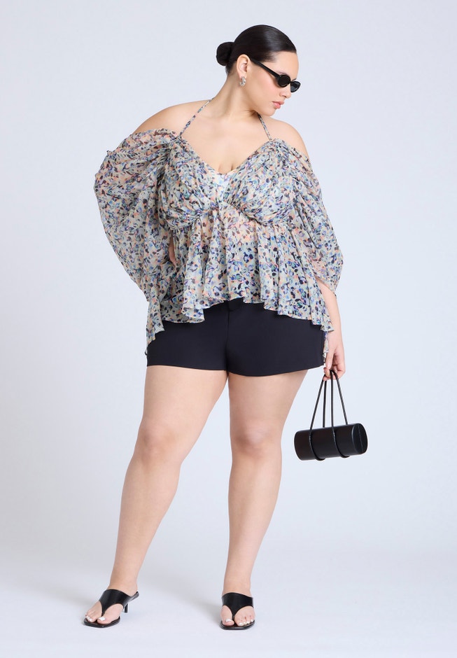 Dramatic Off The Shoulder Top image number null
