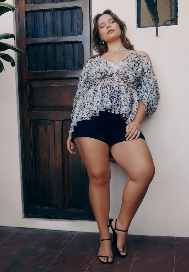 Dramatic Off The Shoulder Top image number null