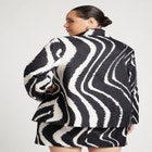 Oversized Printed Blazer image number null