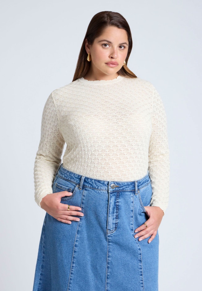 Crochet Sweater image number null