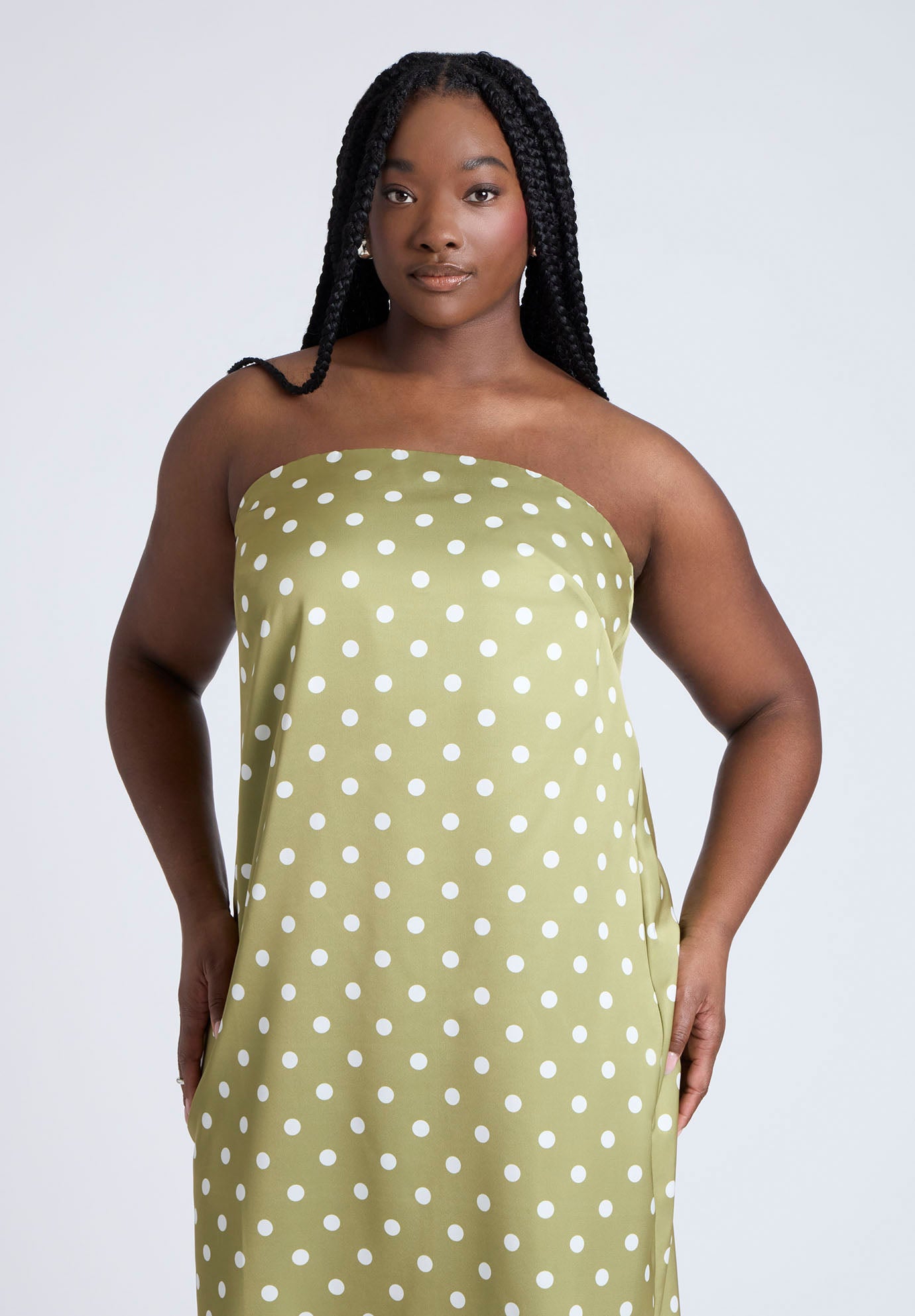  Satin Column Dress  image number 2