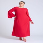 Back Drape Maxi Dress  image number null