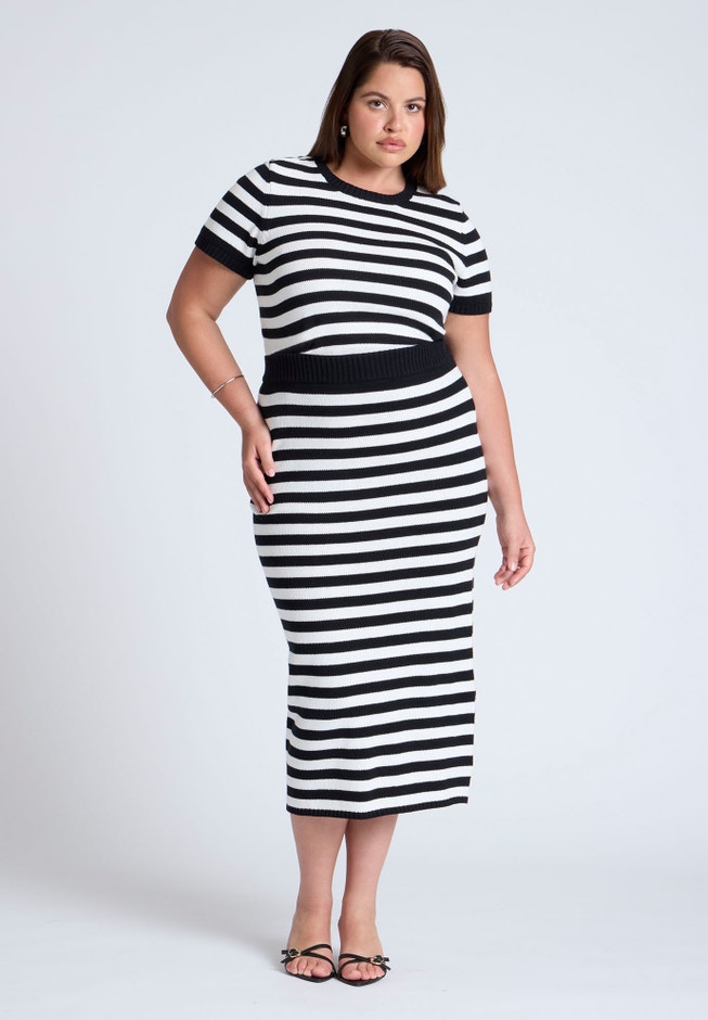 Midi Sweater Skirt image number 1