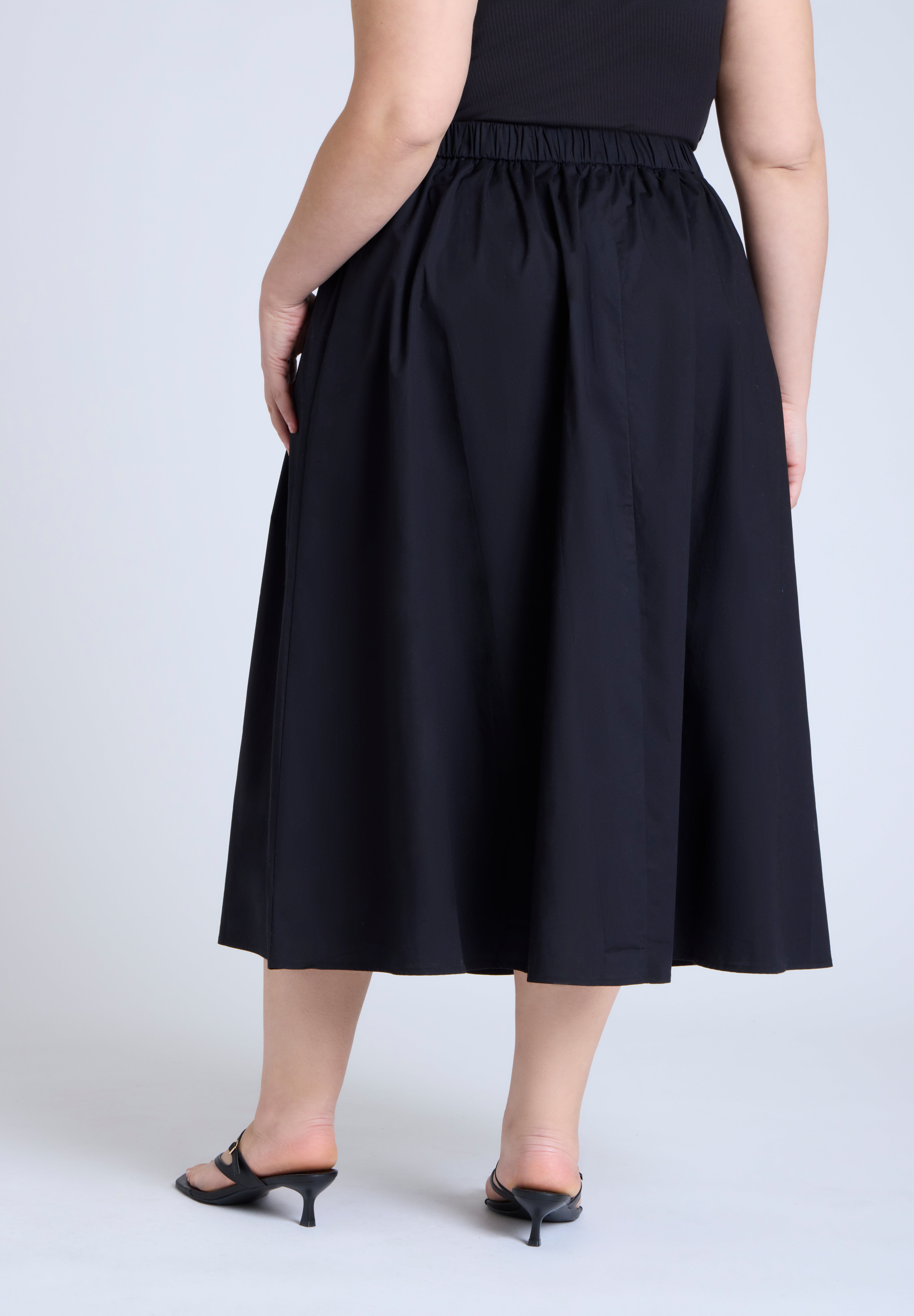 Popeline Printed Skirt main image 1