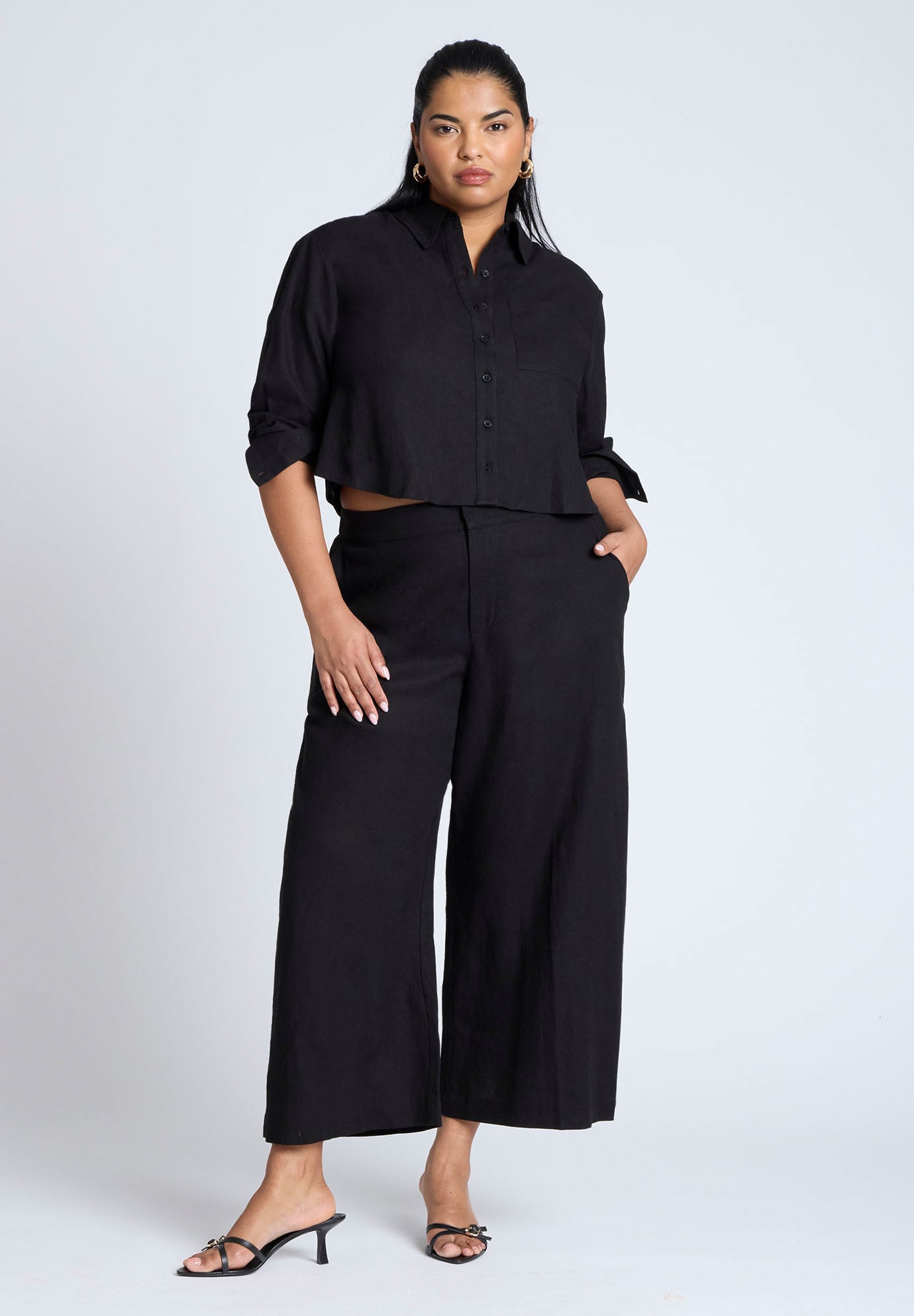 Boxy Button Down Shirt image number 3