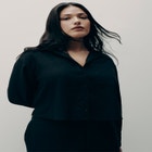 Boxy Button Down Shirt image number null