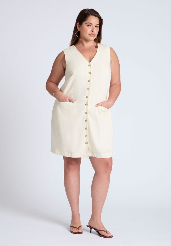 Mini Button Down Dress image number null
