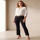 True Fit Stretch Denim Straight Leg Jean image number null