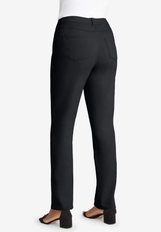 True Fit Stretch Denim Straight Leg Jean image number 1