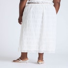 Ruched Tiered Maxi Skirt image number null