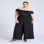 Wide Leg Polka Dot Pant  image number null