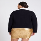 Knitted Cardigan Twofer Jacket image number null