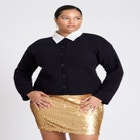 Knitted Cardigan Twofer Jacket image number null