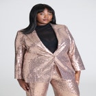 Sequin Blazer image number null