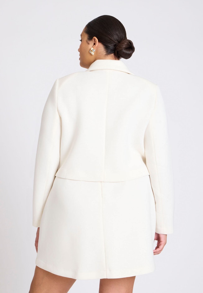 Cropped Gold Button Jacket image number 1