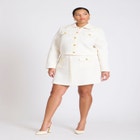 Cropped Gold Button Jacket image number null