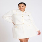 Cropped Gold Button Jacket image number null