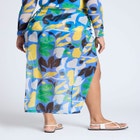 Mesh Maxi Skirt Coverup image number null