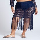 Crochet Skirt With Fringe image number null