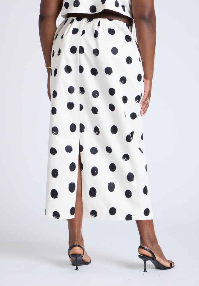 Printed Column Skirt image number null