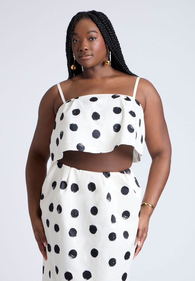 Cropped Bubble Top image number null