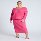 Sequin Sweater Skirt image number null