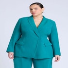 Tie Waist Soft Suiting Blazer image number null