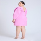 Dramatic Sleeve Poplin Mini Dress image number null