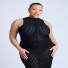 Cheveron Midi Dress image number null