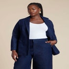 Denim Blazer image number null