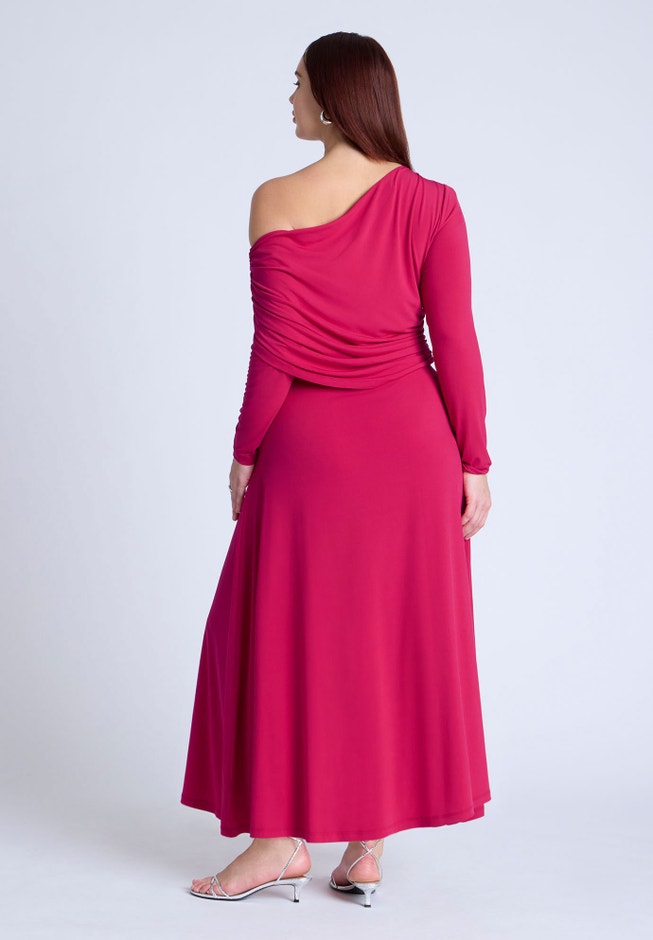 Knit Shirred Dress image number null