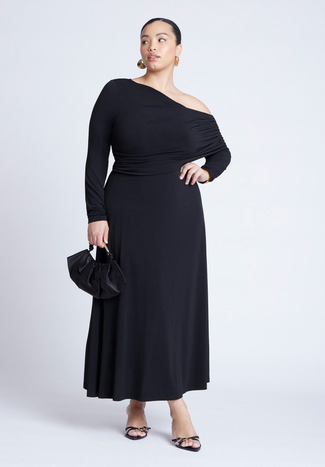 Knit Shirred Dress image number 3