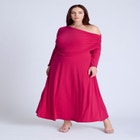 Knit Shirred Dress image number null