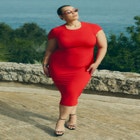 Cutout Back Midi Dress image number null