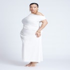 One Shoulder Maxi Dress image number null