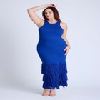 Fringe Maxi Dress image number null