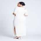 Cutout Detail Knit Maxi Dress image number null