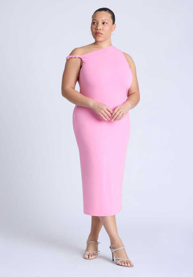 Twist Detail Midi Dress image number 1