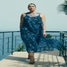 Floral Pattern Tank Dress image number null