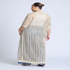 Open Stitch Cardigan Duster image number null