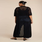 Open Stitch Cardigan Duster image number null