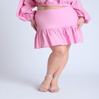 Full Poplin Mini Skirt image number null