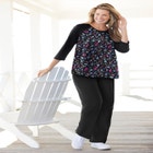 Sport Knit Straight-Leg Pull-On Pants image number null